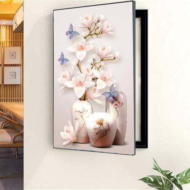 Imagem de Decoração da caixa do medidor elétrico ocultar pinturas capa interna do medidor elétrico caixa de cobertura do medidor casa decorativa caixa de interruptor criativa moderna decorativa, 18,45