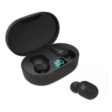 Imagem de Fone Bluetooth 5.1 Sem Fio Com Visor Compatível Com Iphone Android Intra-Auricular Microfone Estéreo com Redução de Ruído Linha Premium