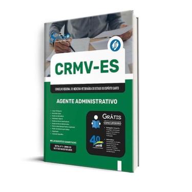 Imagem de Apostila CRMV-ES  - Agente Administrativo - Editora Solução