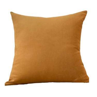 Imagem de Almofada em Veludo Caramelo Quadrada