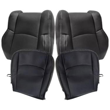 Imagem de NATEFEMIN Capa de substituição para assento superior inferior do motorista do carro para Dodge Ram 1500 Laramie 2013-2018