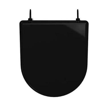 Imagem de Assento Vaso Sanitário Calypso Incepa Almofadado Preto Durin