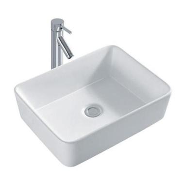 Imagem de Cuba de cerâmica para banheiro 48x38x13 cm - Geral