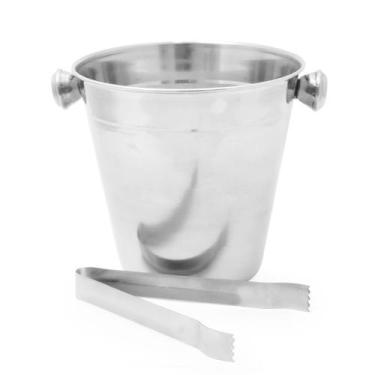 Imagem de Balde De Gelo Inox Pequeno Com Pegador - Wincy