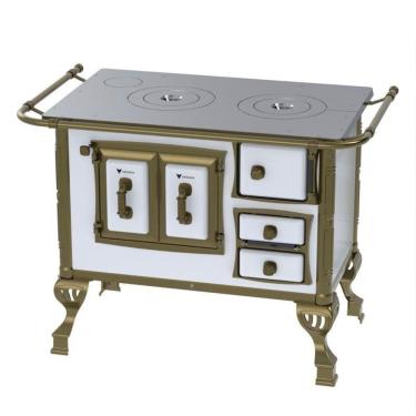 Imagem de Fogao a Lenha N 1 Colonial Branco Sem Tampa