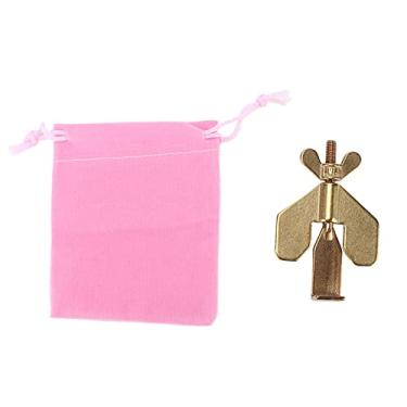 Imagem de MUNEFE VIAGEM PORTA DE VIAGENS, trava portátil da porta, trava de segurança doméstica, adequada para casas, apartamentos, hotéis, etc. (Golden)