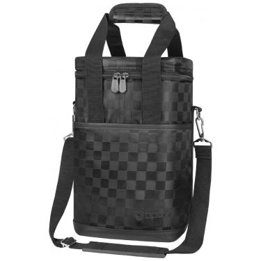 Imagem de Bolsa Térmica Para Transporte de Vinhos OPUX até 4 Garrafas, Preto Quadrado