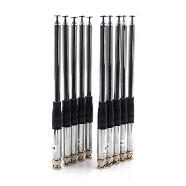 Imagem de (10-Pack) 27Mhz 9-Inch to 51-inch Retractable CB Antenna for Cobra HH50WXST C75WXST Midland 75-822 75-785 MHS75 Uniden BC75XLT PRO401HH BC125AT Handheld CB Radio Transceiver with BNC Connector