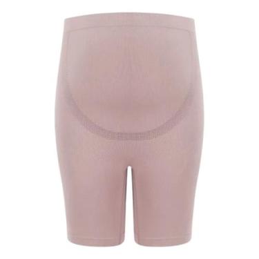 Imagem de Bermuda Loba Lupo Boxer Box Gestante Gravidez Sem Costura, G, Nude