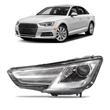Imagem de Farol Audi A4 2016 2017 2018 2019 Eletrico C/motor C/led - TYC, Esquer