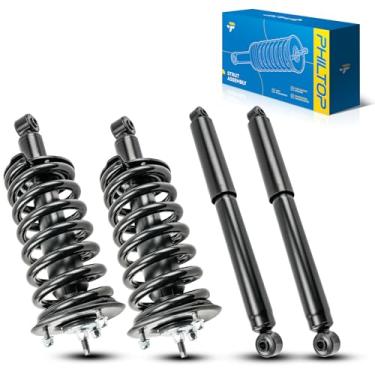 Imagem de PHILTOP Amortecedores dianteiros e traseiros amortecedores de substituição automotiva 171358 37251 para 2004 2005 2006 2007 2008 2009 2010 2011 2012 2013 2014 2015 TITAN