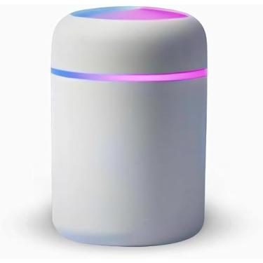 Imagem de Umidificador de Ar Portátil Ultrassônico USB Com Função Luminária 300ml - YODHE (Branco)