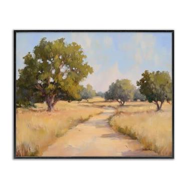 Imagem de Stupell Industries Getting Lost Natural Field Black Framed Giclee Art, design by Petal Prints Design, 20 x 16