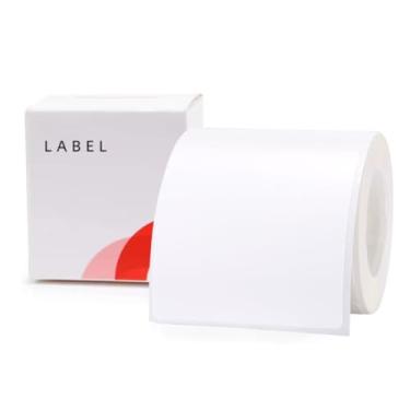 Imagem de Rolo Etiqueta Compatível com Impressoras Térmicas B1, B21 e B3S à prova d'água 160 Rotulos/Rolo- (50 x 50mm) COR BRANCO