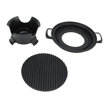 Imagem de Grill portátil de mesa munefe, fogão de churrasco pequeno, churrasqueira de alumínio fundido para churrascos, piqueniques, reuniões internas e externas