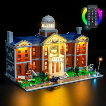Imagem de LocoLee LED Light Kit Compatible with Lego X-Men: The X-Mansion, Creative Lighting Set Accessories Compatible with Lego 76294 X-Men: X-Mansion, No Models Only Light (RC Version)