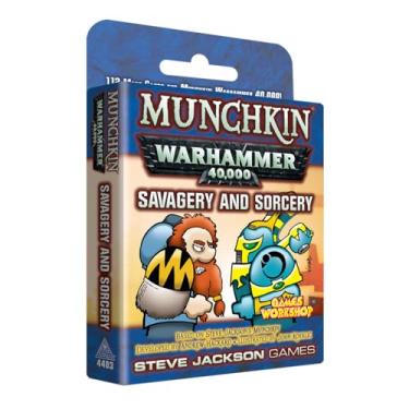 Imagem de Steve Jackson Games Munchkin Warhammer 40000 Savagery & Sorcery, Multi-Colored (SJG04483)