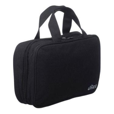 Imagem de Necessaire Masculina Bolsa Cabide Organizador Mala Viagem - PGB, Preto