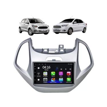 Imagem de Kit Multimidia Ka 2014 / 2018 Mold Prata Android 7 Pol 2/32GB GPS Carplay - 701KC First Option