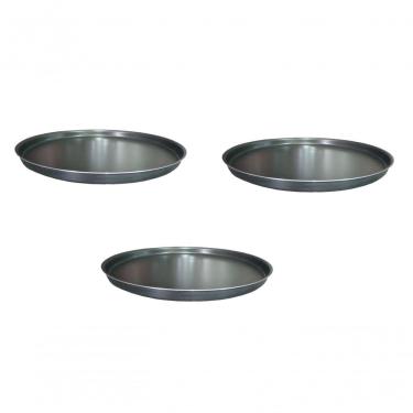 Imagem de Jogo 3 Formas De Pizza Assadeiras Antiaderentes Nº35 Docesar