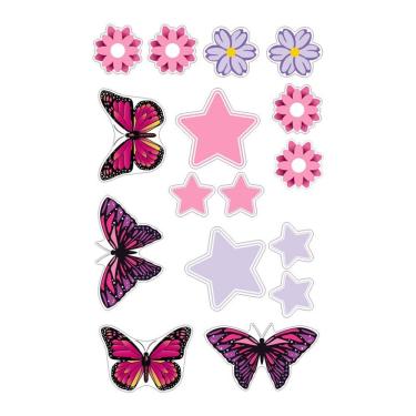 Imagem de Adesivo Decorativo Parede, Vidro, Porta Entre Outros Borboleta Preto