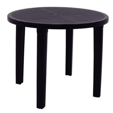 Imagem de Mesa Eco Tramontina Cassino Em Polipropileno Preto Tramontina