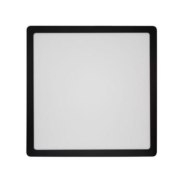 Imagem de Painel De Led Blumenau Quadrado De Sobrepor 24w Bivolt Preto 6500k Luz Branca