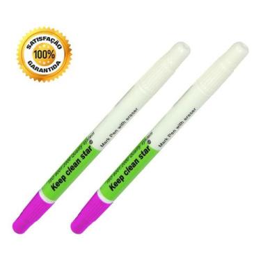 Imagem de 02 Canetas Mágica Apagável Com Água Riscar Feltro Pink. - Evolvere