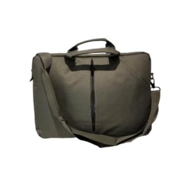 Imagem de Bolsa Transversal para Notebook, 42 x 32 x 8 cm, Lisa, Poliéster, Verde Militar
