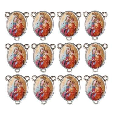 Imagem de 10 Entremeio São Roque Oval para Montagem de Terços - Nossa Senhora