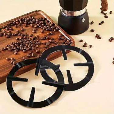 Imagem de Redutor Grelha P/Base Cafeteira Italiana Para Boca De Fogão Preto