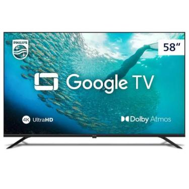 Imagem de Smart TV 4K UHD LED 58" Philips PUG7019 Wi-Fi Google TV 3 HDMI 2 USB
