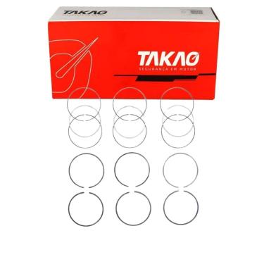 Imagem de Anel Para Pistão (Jg) Fiesta New 1.0 12V 2016 A 2019 / Ka Novo 1.0 12V 2014 A 2021 - Takao Asfo10F100