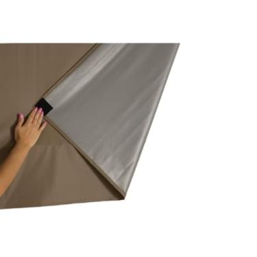 Imagem de Cortina Painel Blackout com Carrapicho Adesivo para Sala Quarto Cozinha com 1,35 Cms X 2,15 Cms (Avela)