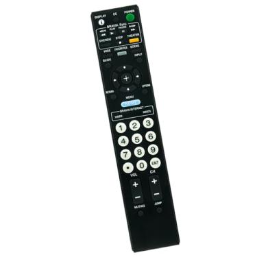Imagem de Controle remoto de TV RM-YD027 de substituição para Sony Bravia LCD HDTV KDL-52W5150 KDL-52W5100 KDL-65W5100 KDL-46W5100 KDL52W5150 KDL-46W5150 KDL-40W5100 KDL52W5100 DL65W5 100 KDL46W5150 KDL40W5100