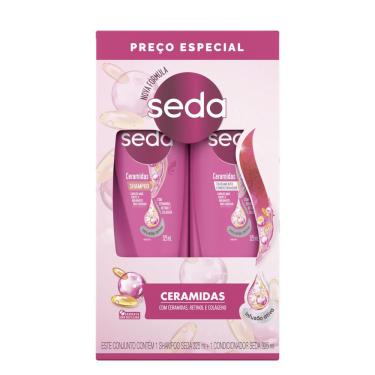 Imagem de Kit Shampoo + Condicionador Seda S.O.S Ceramidas 2x 325ml