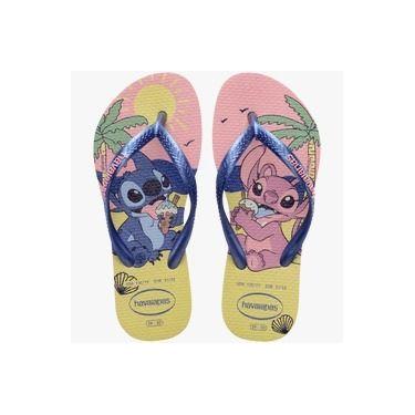 Imagem de Havaianas Infantil Slim Stitch, Creme, 31-32