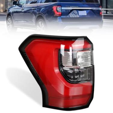 Imagem de Lâmpada traseira de LED para Ford Expedition 2018-2021 Substitua a lâmpada traseira do lado esquerdo do motorista por chicote de fios e lâmpadas