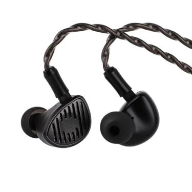 Imagem de Linsoul Monitor de ouvido Kiwi Ears Septet, 1DD + 4BA + 1 Planar + 1 PZT QuadHybrid IEM fones de ouvido Hi-Fi, fones de ouvido para jogos com cabo modular de 3,5 mm/4,4 mm para músicos audiófilos