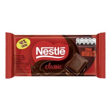 Imagem de Chocolate Nestlé Classic Meio Amargo 80g, Unica