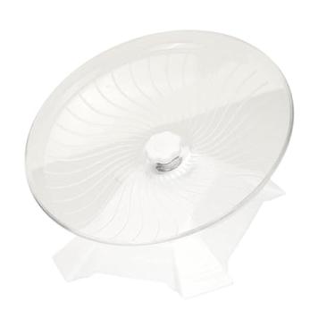 Imagem de Generic Roda de exercício para hamster, brinquedo interativo silencioso, roda de corrida para hamster, para pequenos animais, ouriços, gerbilos, Branco
