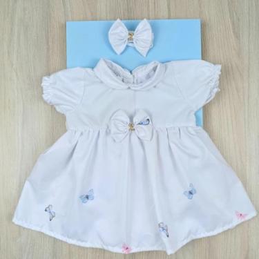 Imagem de Vestido Body Verão Menina Estampado com Detalhes Delicados em Algodão 