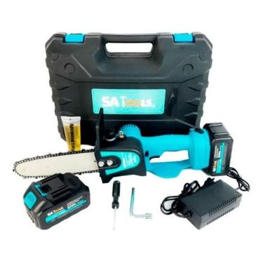 Imagem de Mini Motoserra 21v Brushless Com 2 Baterias Sa80 Sa Tools - SATOOLS, 2