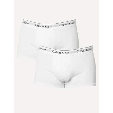 Imagem de Cuecas Calvin Klein Trunk Modern Cotton Branca Pack 2UN, XL/GG