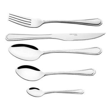 Imagem de Jogo Garfo Faca Inox 60 Peças Bar/restaurante Bufffet - Original Line