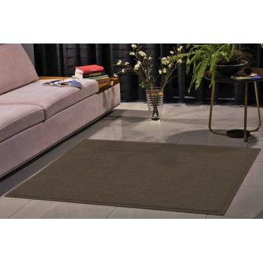 Imagem de Tapete quadrado não escorrega toque macio oasis sala quarto mansão faz