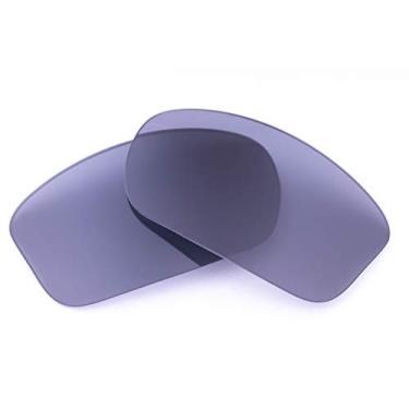 Imagem de Lentes de reposição LenzFlip para Oakley Fives Squared - Fabricado nos EUA: Várias opções, Light Grey Polarized, 54MM