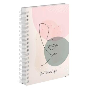 Imagem de Agenda Comercial 2026 Personalizada Capa Dura Face Linear Rosa