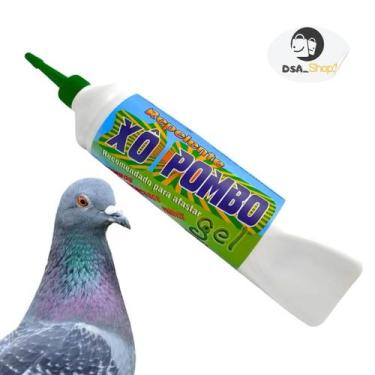 Imagem de Repelente Xô Pombo Gel Espanta Pardais Morcegos Pombos 250g - Quimiagr