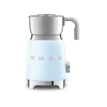 Imagem de Smeg Espumador De Leite Estilo Retrô Dos Anos 50 Com 2 Discos, 6 Programas Predefinidos, Espuma Quente Ou Fria E Aquecimento Por Indução (Azul Pastel)